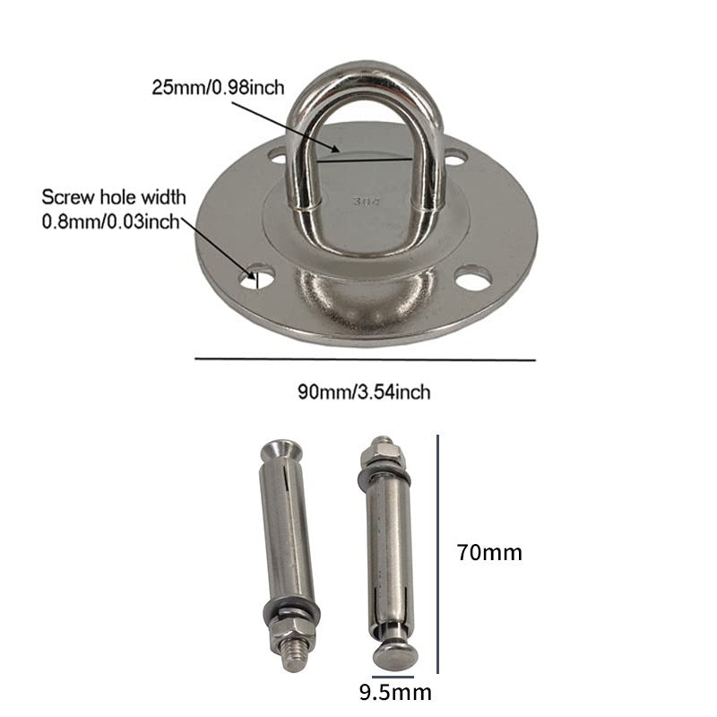Indoor Swing Hammock Sandbag Cradle Fixed Disc