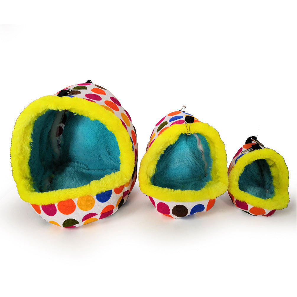 Warm Small Animal Sugar Glider Squirrel Bird Hanging Cage Cradle Style 3 Size