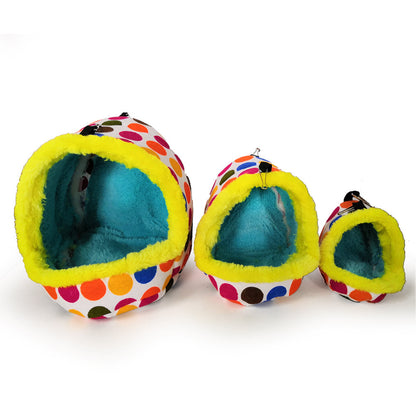 Warm Small Animal Sugar Glider Squirrel Bird Hanging Cage Cradle Style 3 Size