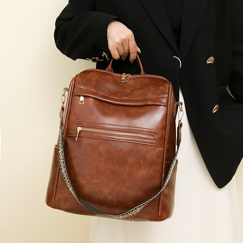 Sac à dos rétro pour étudiants universitaires, tendance et haut de gamme