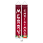 Christmas Couplet Curtain Hanging Cloth Lattice Decoration Hanging Flag