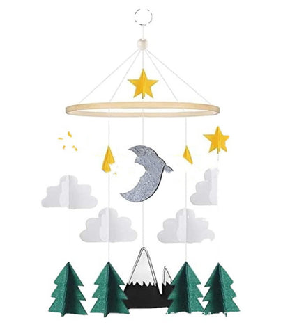Decorative Felt Wind Chimes Pendant Cradle Hanging Felt Wind Chimes