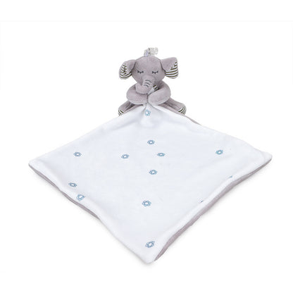 Baby saliva towel with sleep comfort doll