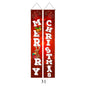 Christmas Couplet Curtain Hanging Cloth Lattice Decoration Hanging Flag