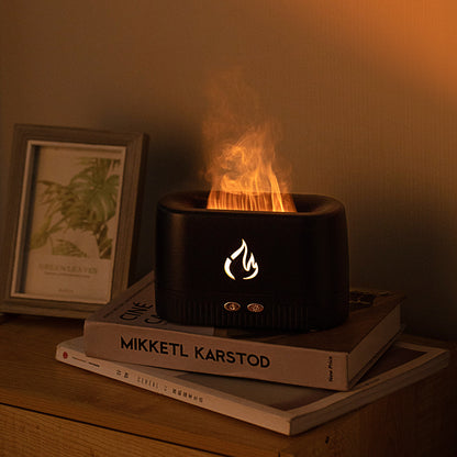 Diffuseur d'arômes à flamme, humidificateur à prix d'usine, machine silencieuse pour maison et chambre à coucher
