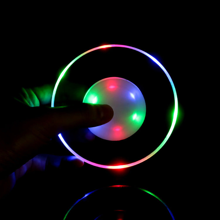 Dessous de verre lumineux à LED en acrylique, cristal, pour bar, cocktail, tasse, dessous de verre lumineux, base clignotante, décoration de table