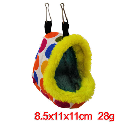 Warm Small Animal Sugar Glider Squirrel Bird Hanging Cage Cradle Style 3 Size