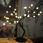 LED Fiber Optic Flower Tree Lamp Warm Table Lamp
