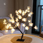 LED Fiber Optic Flower Tree Lamp Warm Table Lamp