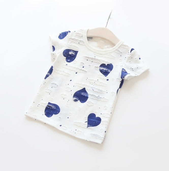 Ripped care Short sleeve T-shirt set