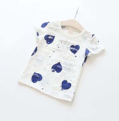 Ripped care Short sleeve T-shirt set