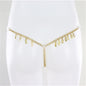 Exy Women Custom Thong With Letter Name Personality G-String Panties Underwear Waist Body Chain Lace Thongs Jewelry Gift