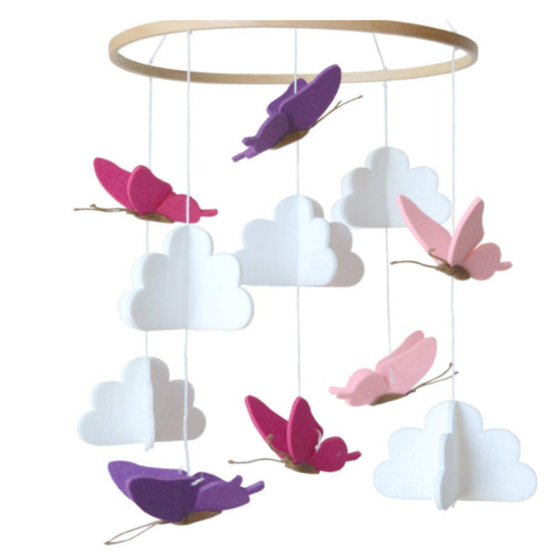 Decorative Felt Wind Chimes Pendant Cradle Hanging Felt Wind Chimes