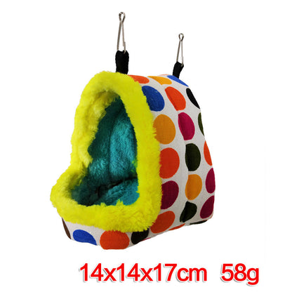 Warm Small Animal Sugar Glider Squirrel Bird Hanging Cage Cradle Style 3 Size