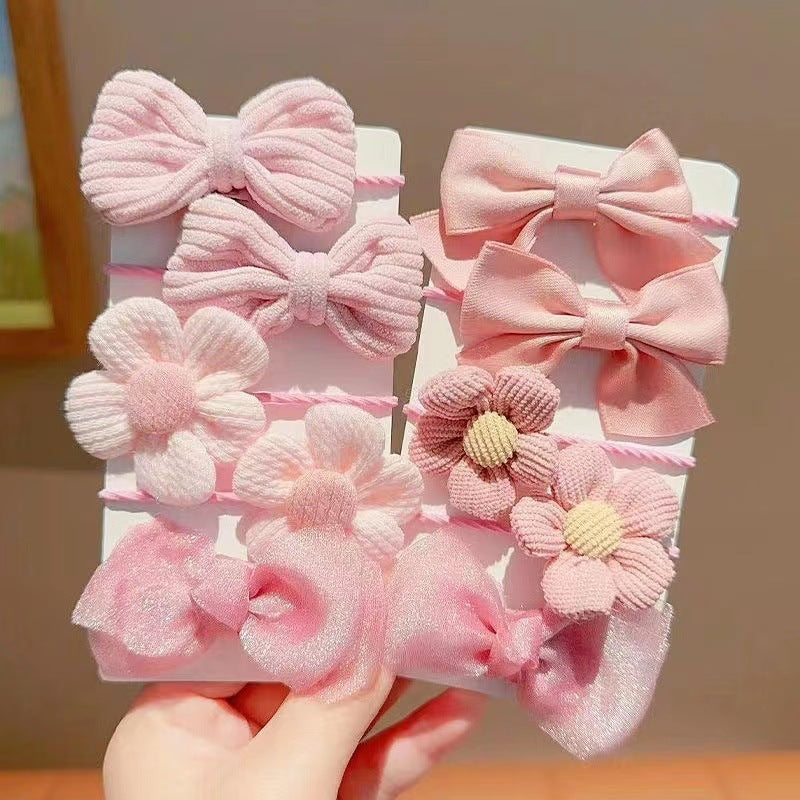 Baby Hair Rope Girls' Fabric Bow