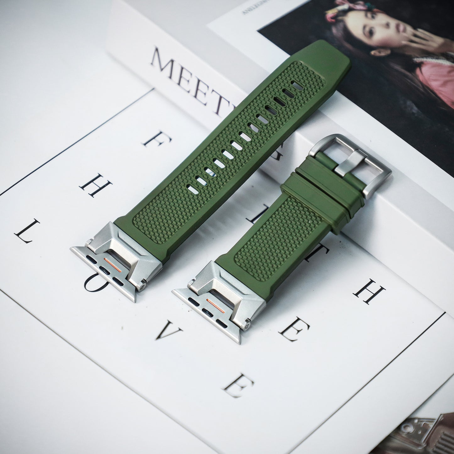 Outdoor Sports Pure Color All-matching Silicone Strap