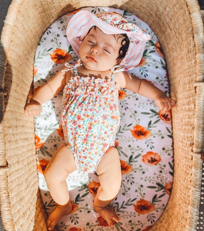 European And American Baby Print Cradle Fitted Cover