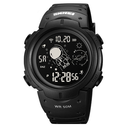 Multifunctional Spaceman Middle School Student Electronic Sports Watch