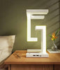 Lampe de table suspendue créative à chargement sans fil pour smartphone, lampe d'équilibre flottante pour la maison et la chambre à coucher