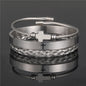 Titanium Steel Bracelet Suit Punk Creative Personality Roman