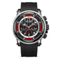 Luminous Waterproof Timing Silicone Sports Watch