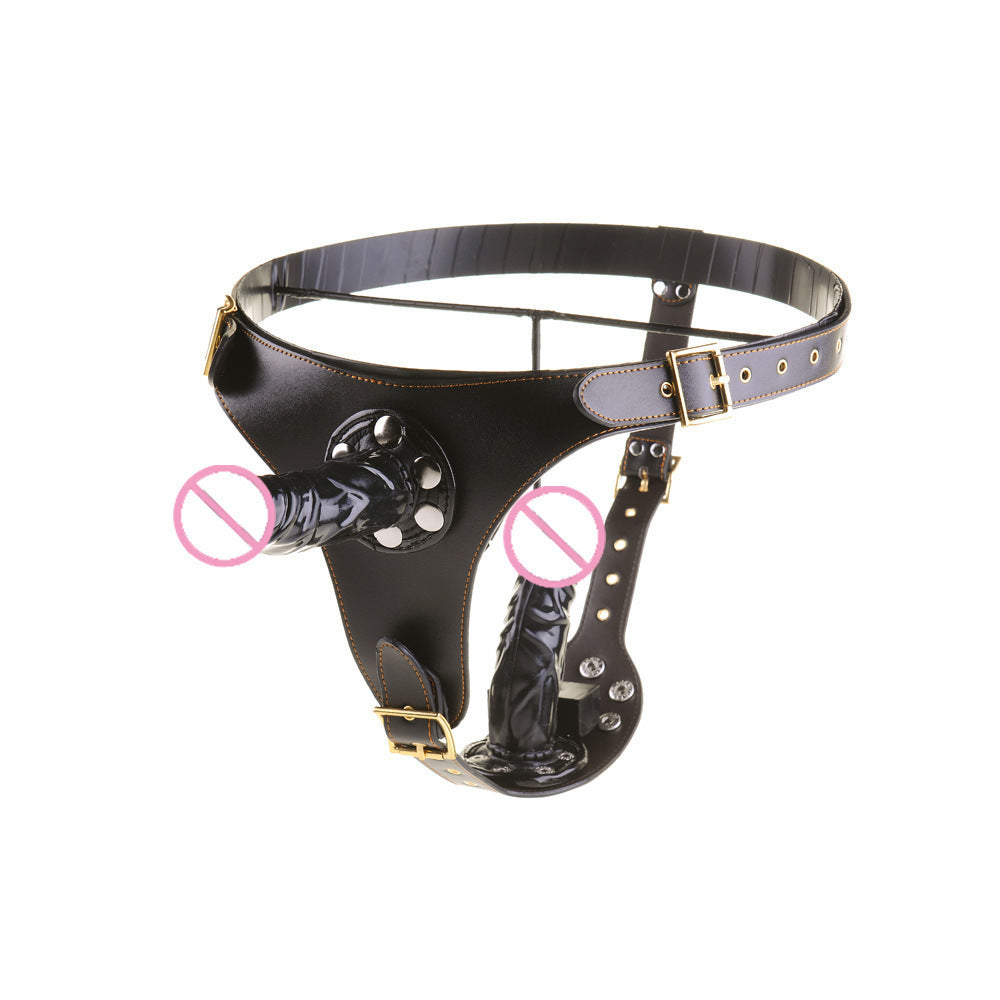 Black Emperor High-end Tong Leather Pants Multi-purpose