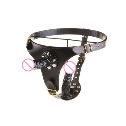 Black Emperor High-end Tong Leather Pants Multi-purpose