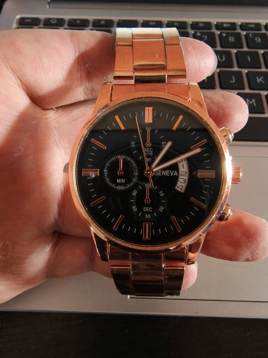 Men's Steel Belt Quartz Sports Watch