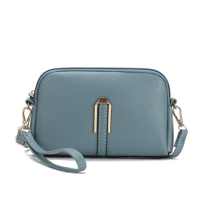 Sac messager simple pour téléphone portable de couleur unie pour femme