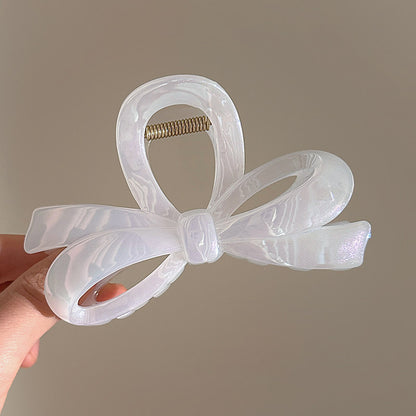 Ice Bowknot Barrettes Women's High-grade Sense