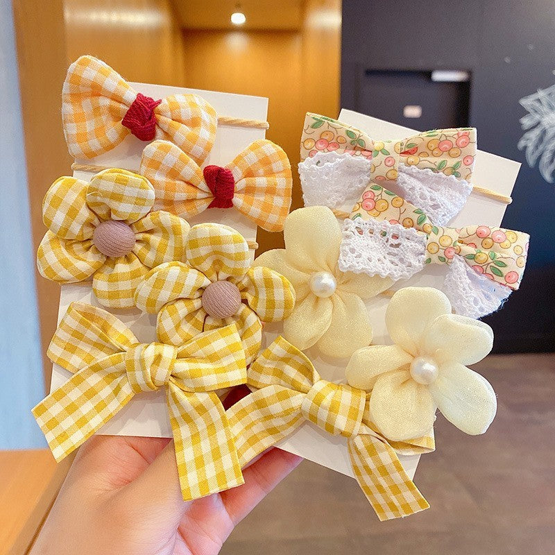 Baby Hair Rope Girls' Fabric Bow
