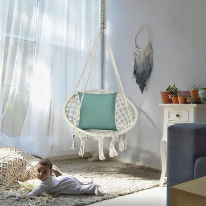 Cradle Chair Outdoor Tassel Hanging Basket Swing Nordic