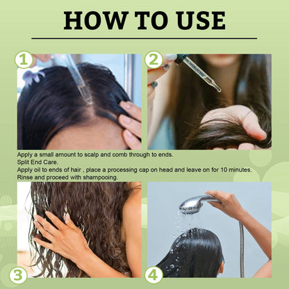 Rosemary Mint Hair Growth Fluid Scalp Massage Set