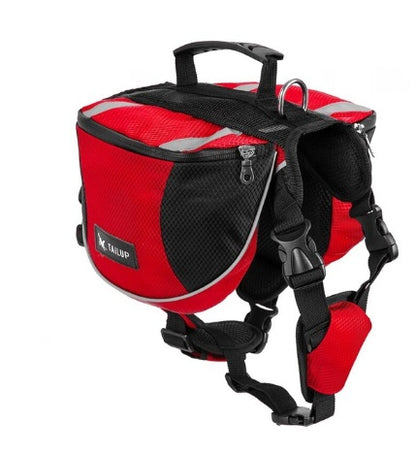 Harnais pour animaux de compagnie d'extérieur avec sac à dos