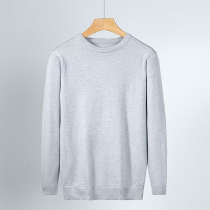Crew Neck Casual Youth Warm Anti-Pilling Pullover Sweater