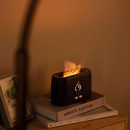 Diffuseur d'arômes à flamme, humidificateur à prix d'usine, machine silencieuse pour maison et chambre à coucher