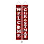 Christmas Couplet Curtain Hanging Cloth Lattice Decoration Hanging Flag