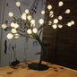 LED Fiber Optic Flower Tree Lamp Warm Table Lamp