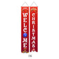 Christmas Couplet Curtain Hanging Cloth Lattice Decoration Hanging Flag