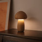 Veilleuse LED en bois en forme de champignon avec interrupteur tactile, idéale pour la chambre d'un enfant ou comme veilleuse décorative