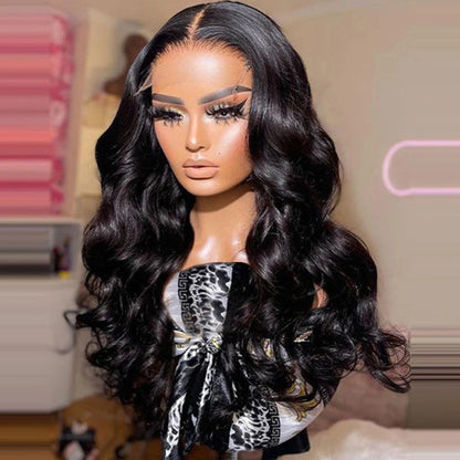 Rebecca Body Wave Lace Front Wigs T Part Lace Wigs Pre Plucked Transparent Lace Front Wigs Brazilian Body Wave Human Hair Wigs