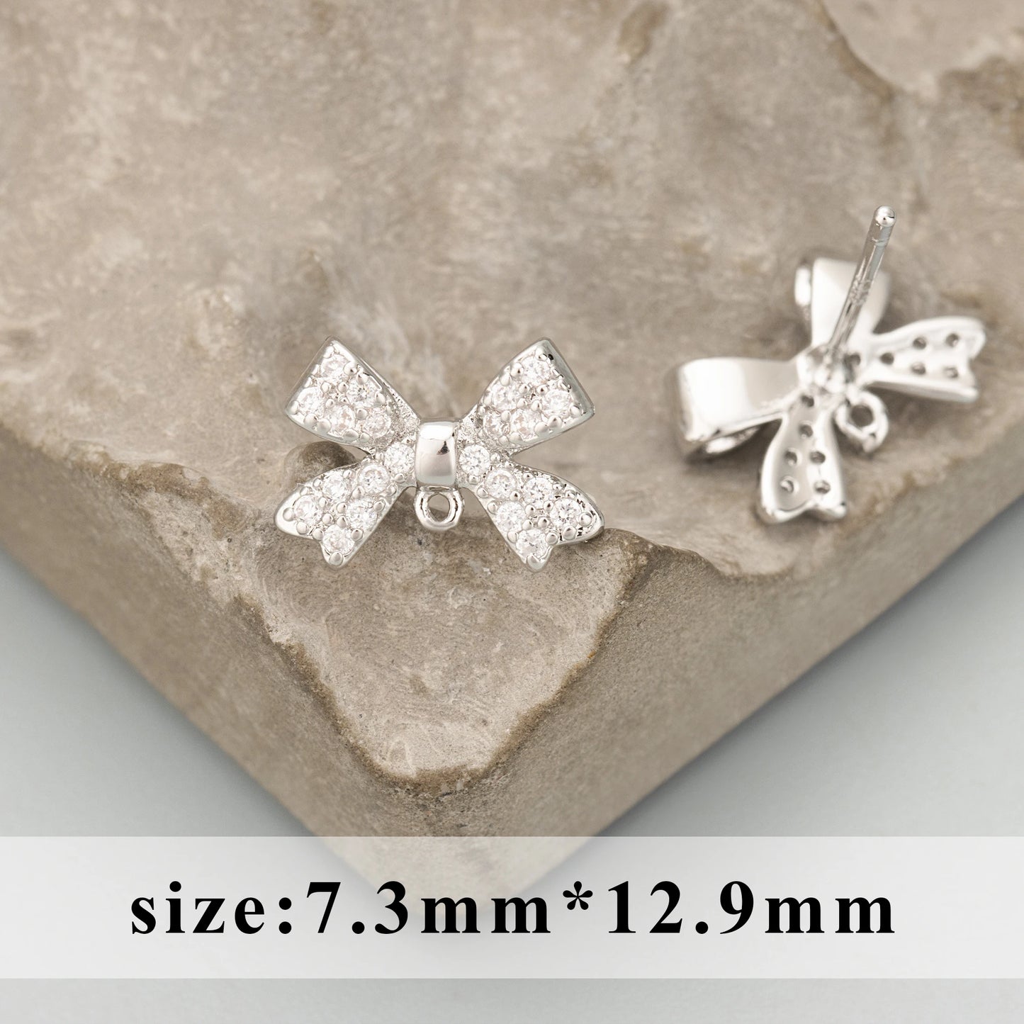 GUFEATHER, 6 pièces/lot, MD94, accessoires de bijoux, plaqué or rhodium 18 carats, cuivre, zircons, fait à la main, breloques, fabrication de bijoux, boucles d'oreilles DIY