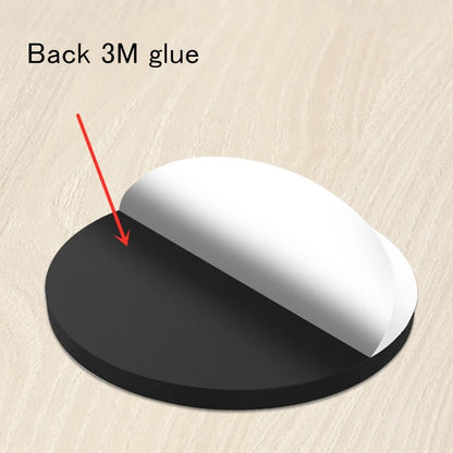 Tapis de protection anti-rayures pour pieds de meubles, couvre-pieds de table, antidérapants, noirs, autocollants