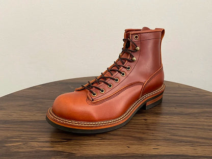 Unisex Autumn Vintage Handmade Men Casual Cow Leather Shoes High Quality Dress Ankle Boots British Tooling Work Motorcycle Boots