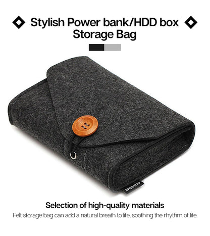 T29 Portable HDD Case Storage Bag 2.5' for MacBook Charger Mouse Mobile Power Bank Earphone - Digital Accessories Protective Bag