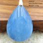Natural Blue Aquamarine Pendant Clear Water Drop Women Men Brazil Aquamarine Crystal Necklace Jewelry AAAAA