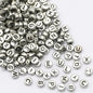 Perles plates en acrylique avec lettres de l'alphabet dorées pour la fabrication de bijoux faits à la main, bracelets à breloques, colliers et accessoires