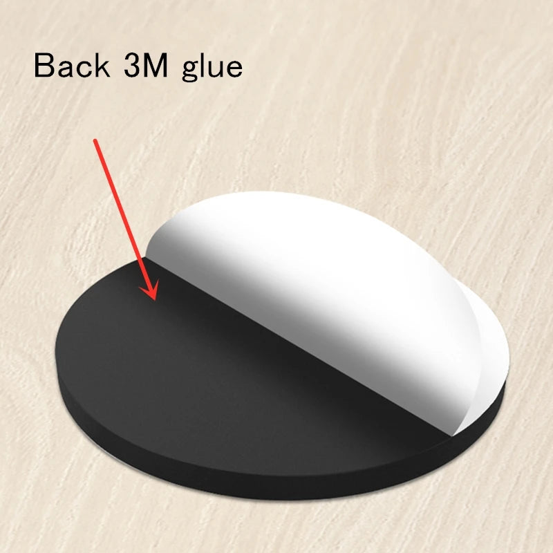 Tapis de protection anti-rayures pour pieds de meubles, couvre-pieds de table, antidérapants, noirs, autocollants