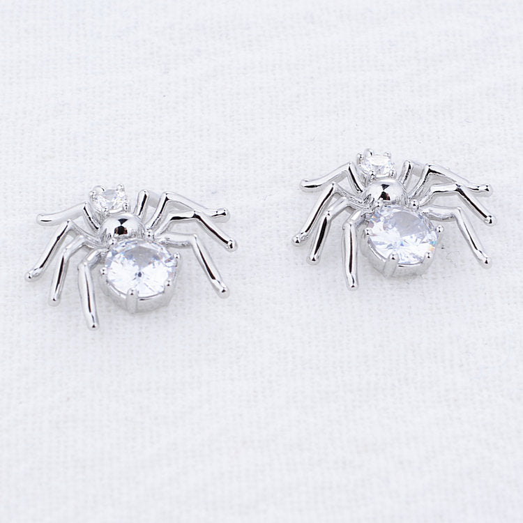 Breloques araignées plaquées or véritable 14 carats et zircone, 15 x 13 mm, fournitures de fabrication de bijoux, accessoires de bricolage