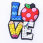 1pcs/lot Cute Cartoon Animals School Teacher Shoe Charms Shoe Decorations Accessories For  Kids Gifts